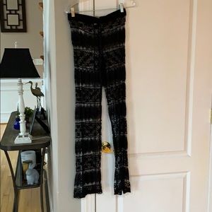 Beach lace pant cover up